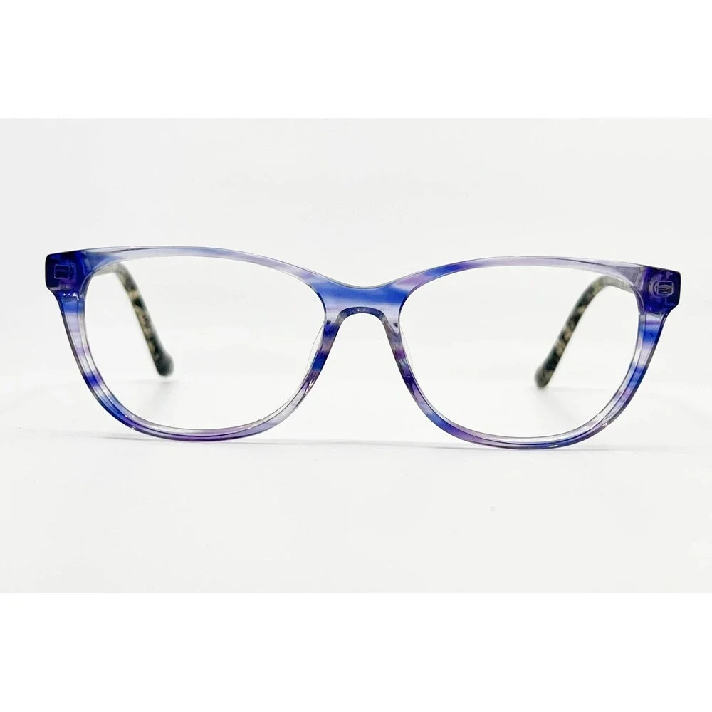 Eye Buy Direct Eyeglass Frames Women Blue Purple Tortoise Cat Eye 52-16-140